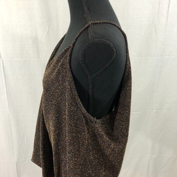 Anthropologie Eri & Ali metallic top - Picture 4 of 7